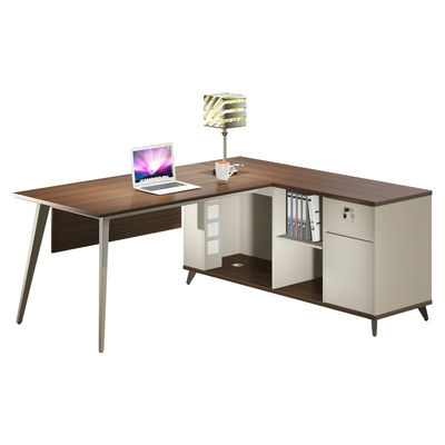 Schattdecor Melamine Executive Office Table Australian Oak DB03 Ash Gray