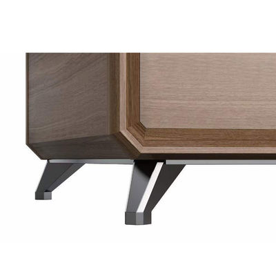 Business Fashion Executive Office Table Light Walnut Solid Wood