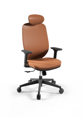 Executive Rotating Office Chair Rated For 300 Lbs , H1165-1260MM High Back Revolving Chair