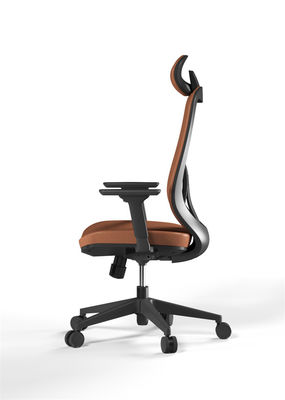 Executive Rotating Office Chair Rated For 300 Lbs , H1165-1260MM High Back Revolving Chair