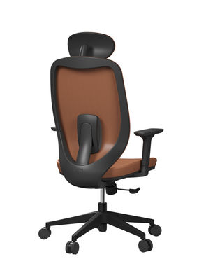 Executive Rotating Office Chair Rated For 300 Lbs , H1165-1260MM High Back Revolving Chair