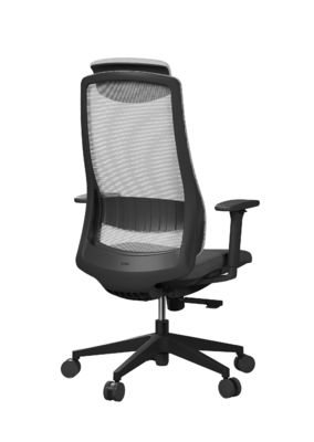 1140-1235mm Mesh Office Revolving Chairs Ergonomic Multiple Color