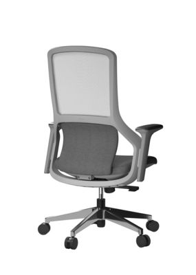 Prolonged Mesh Office Revolving Chairs S Curved Shaped For Staff