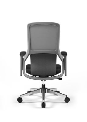 Prolonged Mesh Office Revolving Chairs S Curved Shaped For Staff