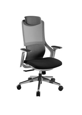 S Curve Revolving Boss Chair , Width 650mm Comfortable Revolving Chair