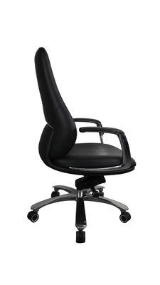 Meeting Room Leather Swivel Chair , TUV 0.48m3 Computer Revolving Chair