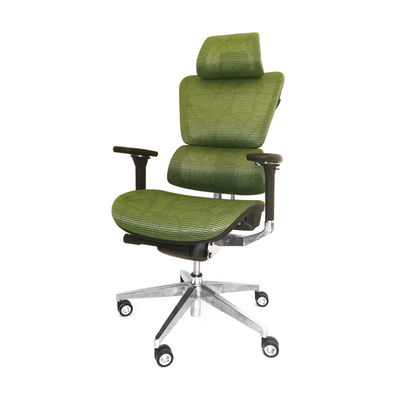 Double Back Mesh Computer Chair 300 Lbs , 1225-1305mm Revolving Desk Chair With Headrest