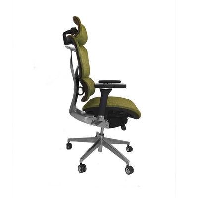 Double Back Mesh Computer Chair 300 Lbs , 1225-1305mm Revolving Desk Chair With Headrest