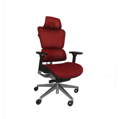 Rubber Caster W700mm High Back Revolving Office Chair For 300 Lb Person R350 Alu Base