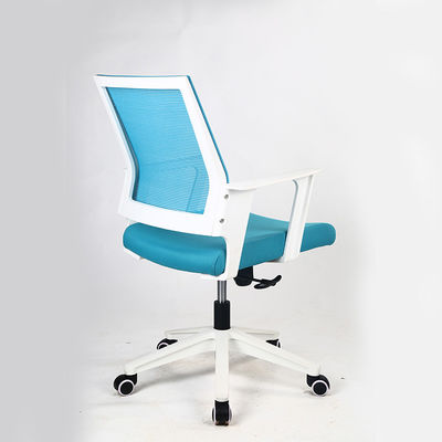 Light Blue Home Computer Mesh Chairs TUV Approved Class 3