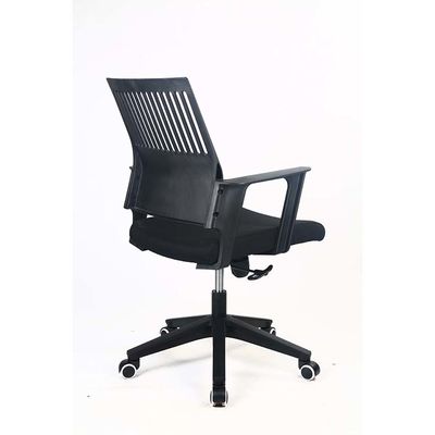 Lumbar Support Computer Mesh Chairs Fixed Armrest PP Base