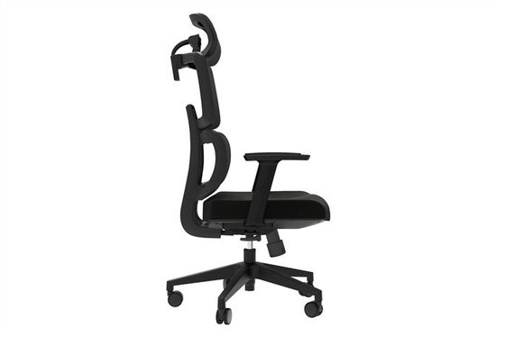 Black PA66 23kg Office Mesh Chairs 3 Degree Locking For Relaxing