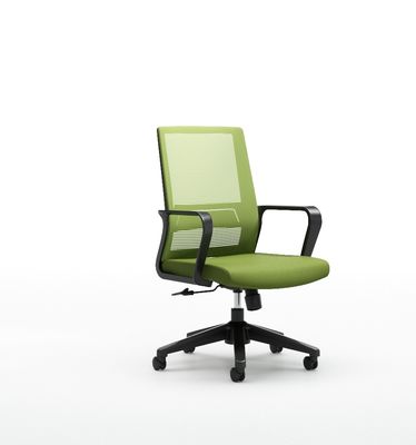 Mid Back 600*660*1225mm Office Mesh Arm Chair Multi Colored