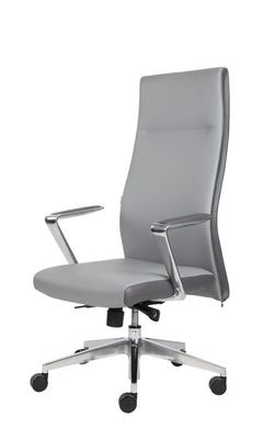 DIOUS Dia60mm Leather Revolving Chair High Back For Executive