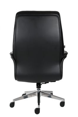 Moded Foam Genuine Leather Desk Chair , 360d Leather Rolling Chair DIOUS