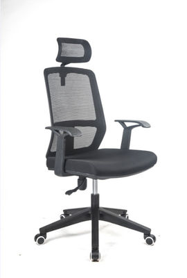 1120mm High Back Office Swivel Chair With Wheels PU Armpad
