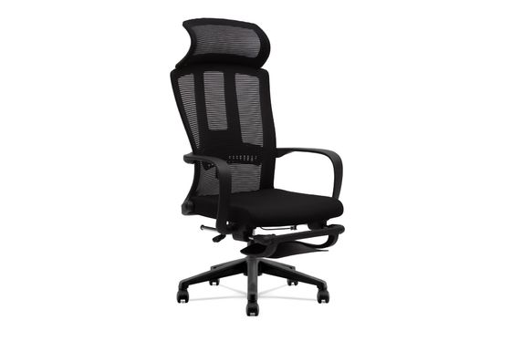 DIOUS Black 2.5mm Mesh Staff Chair Comfortable With Footrest