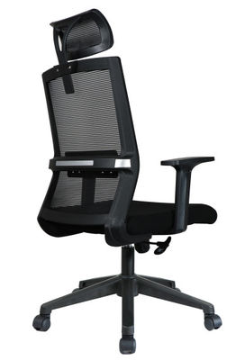 Conference Manager Mesh Chair Molded Foam T Shaped Fixed Armrest