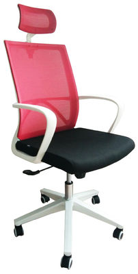 Colored High Back 45KG/M3 Manager Mesh Chair Waterfall Edge