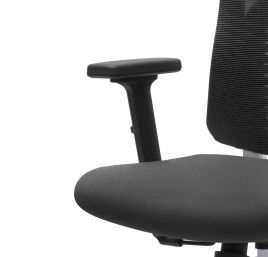 22KGS Mesh Back Desk Chair , Conjoined ​Armrest Office Net Chair