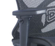 Aluminum Alloy Legs Mesh Staff Chair PP Cushion 60mm Castor