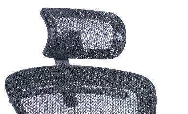 Aluminum Alloy Legs Mesh Staff Chair PP Cushion 60mm Castor