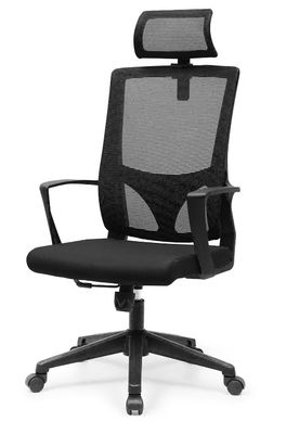90 To 130 Degrees Mesh Staff Chair Breathable S Shaped Backrest