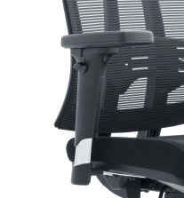 Moded Foam 45KG/M3 Mesh Back Computer Chair 2.5mm Steel Plate