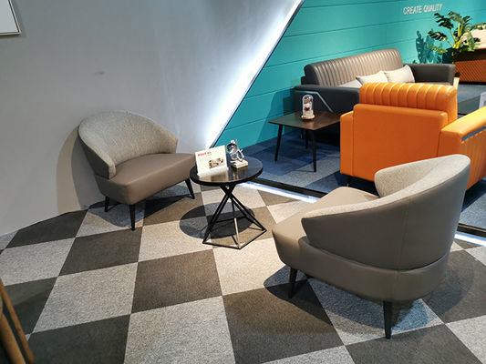 Lundana PU Office Reception Sofa High Density Foam Smooth