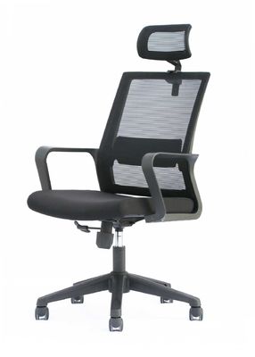 T2.5mm Mesh Rotating Chair For Office , H1020mm Comfortable Desk Chair