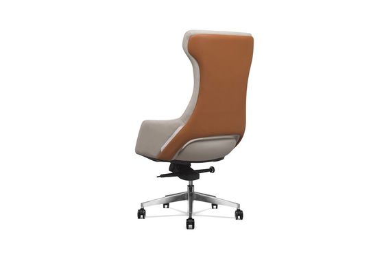 135d Tilt Revolving Leather Chair , 0.4m3 Ergonomic Leather Chair