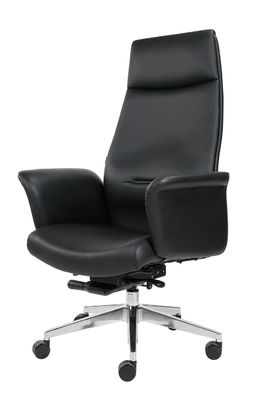 Executive Leather Revolving Chair 790*700*1220mm Size A Castors