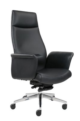 Executive Leather Revolving Chair 790*700*1220mm Size A Castors