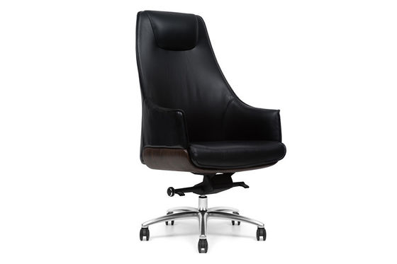 Aluminum Base Big And Tall Office Chairs 500lbs For Standing Desk H1195-1245mm