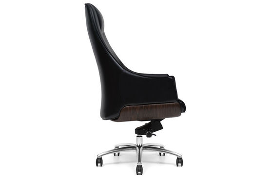 Aluminum Base Big And Tall Office Chairs 500lbs For Standing Desk H1195-1245mm