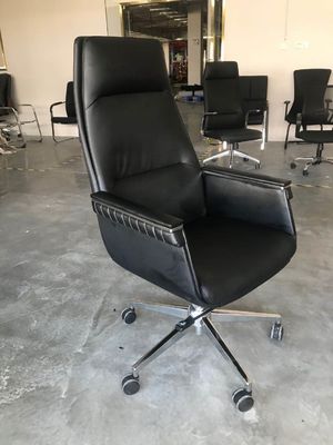 DIOUS Leather Height Adjustable Office Chair High Back For Executive