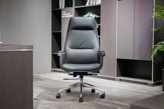 DIOUS Leather Height Adjustable Office Chair High Back For Executive