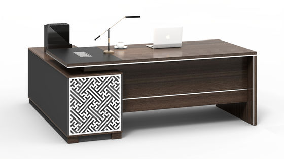 ISO9001 CEO Manager Executive Office Table E1 Level Melamine Board