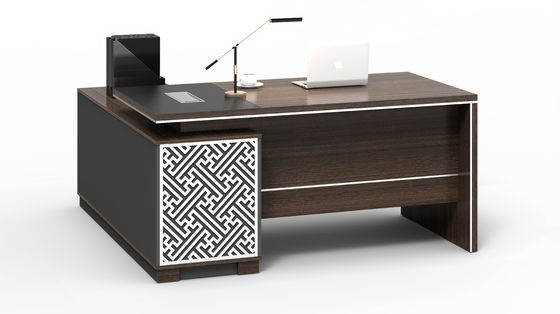 ISO9001 CEO Manager Executive Office Table E1 Level Melamine Board