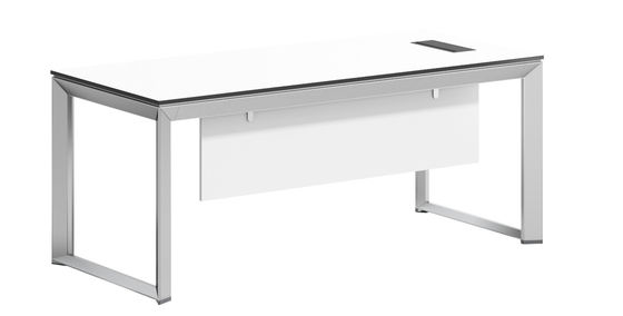 White Square Shaped Manager Office Desk 0.1277CBM Volume