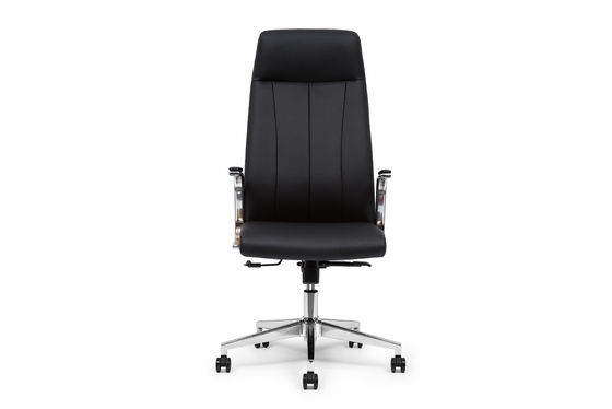 Black PU Leather Revolving Chair Executive Manager Office Chair