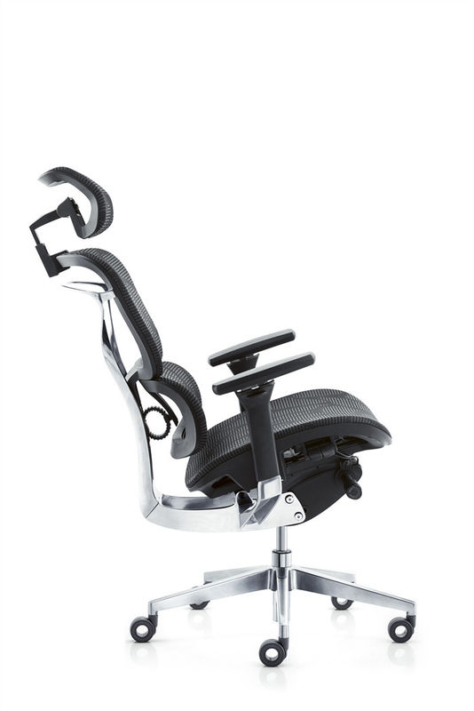 Height 1225-1305mm Ergonomic Office Mesh Chairs 4D Armrest