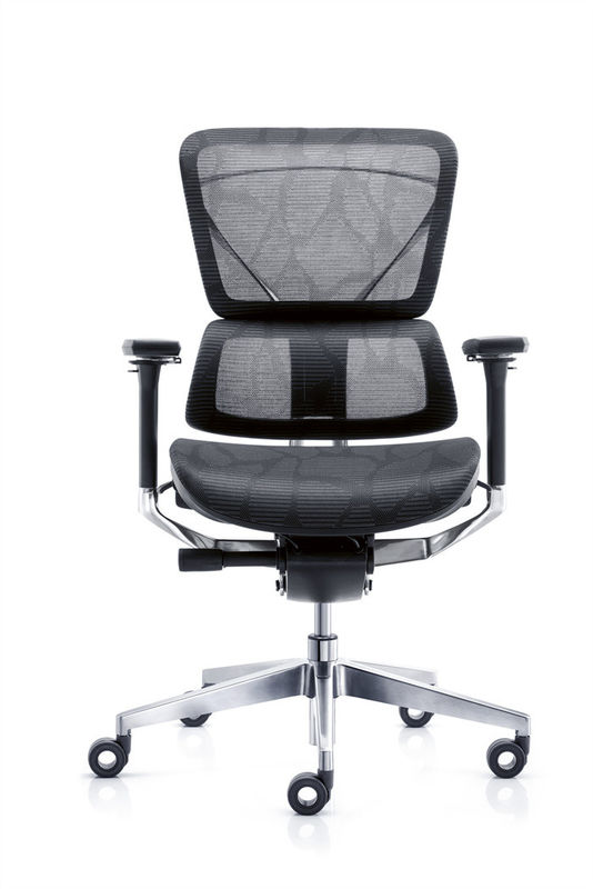 3D Armrest Office Chair Mesh Back , H1225-1305mm Breathable Desk Chair