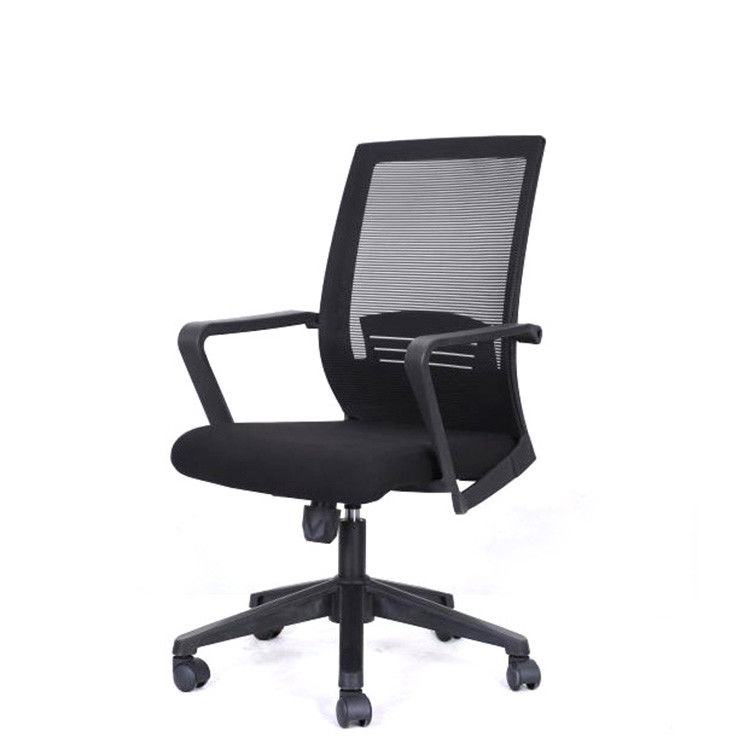 Foam 3d Armrest Office Chair 300 Pound Capacity , Foam Mesh Study Chair
