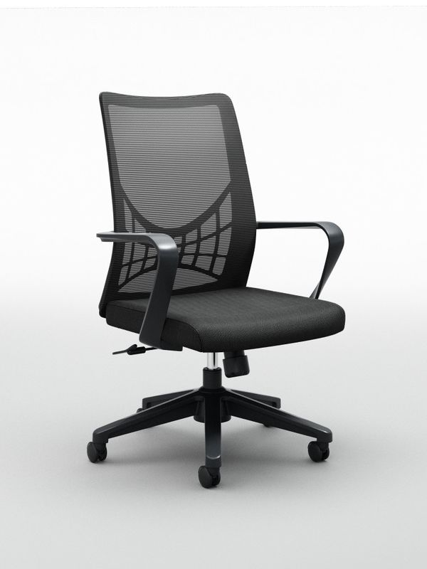 Office Mesh High Back Armchair Nylon Conjoined Armrest DIOUS