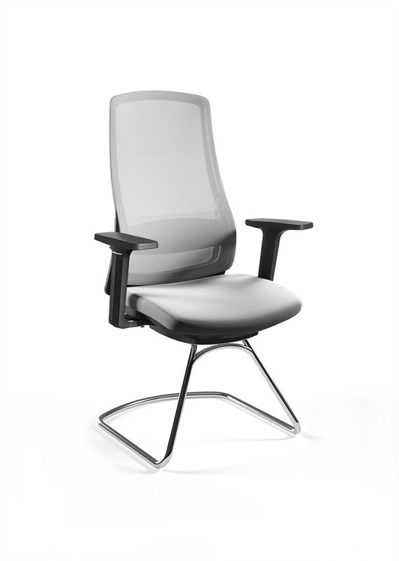 Conference D550mm Office Mesh Chairs High Desity Foam BIFMA Standard