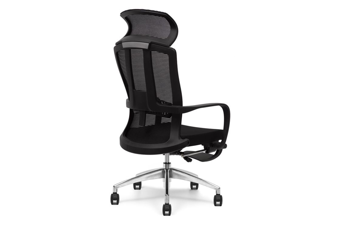 0.1m3 CBM Black Mesh Office Chair , High Back Big And Tall Chairs 500lbs