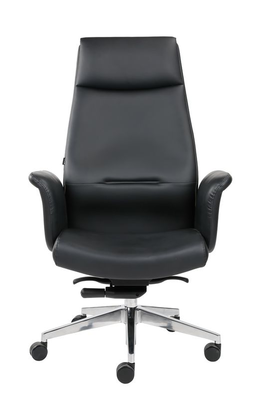 Executive Leather Revolving Chair 790*700*1220mm Size A Castors