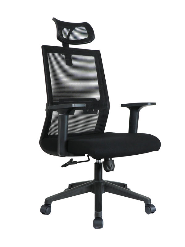 Mesh Back Office Ergonomic Chairs  T - Shape Armrest Revolving